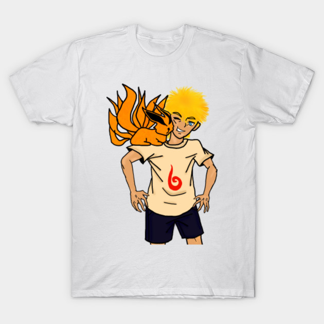 Naruto and Kurama T-Shirt-TOZ